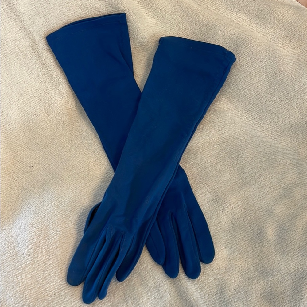 Vintage Wear Right Elegant Blue Women's Gloves